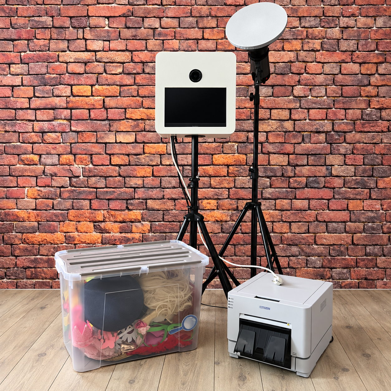 Fotobox mit Requisiten zur Abholung in Mittweida